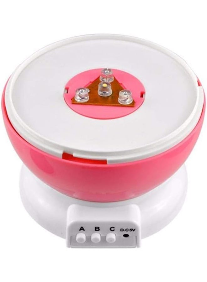 Rotating LED Night Light Projector with Sky, Moon & Stars Design – Multicolor Decorative Lamp with USB Charging – Ideal for Bedroom, Kids Room & Gift - Image 4